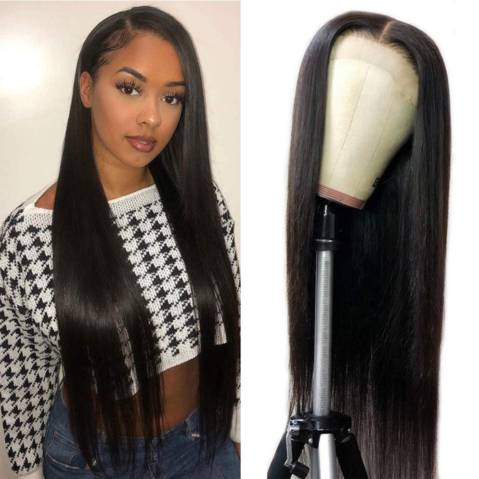 <p>16 Inch Straight 13x4 Lace Front Human Hair Wigs</p><p>Original Price: $205.14</p>