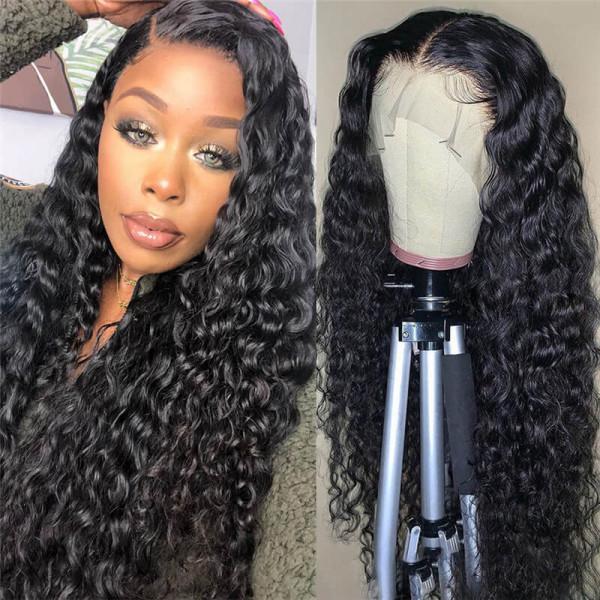 Water/Natural Wave 13x4 Lace Front Human Hair Wigs