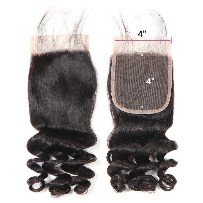 Loose Wave 4*4 Lace Closure Hair