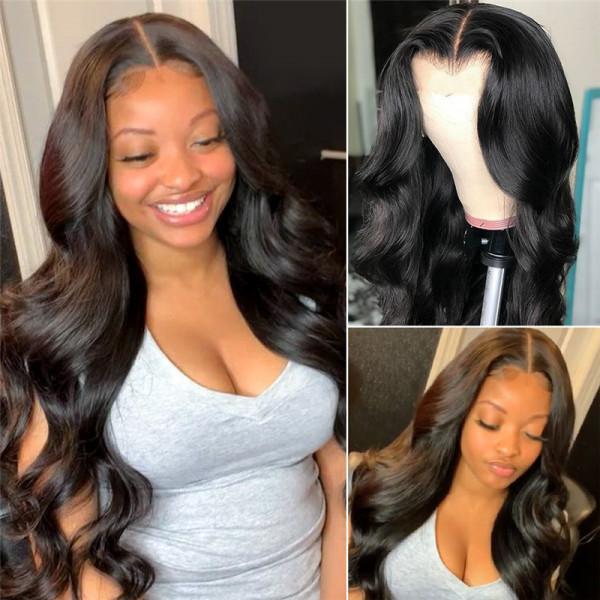 Body Wave 4x4 Lace Closure Human Hair Wigs