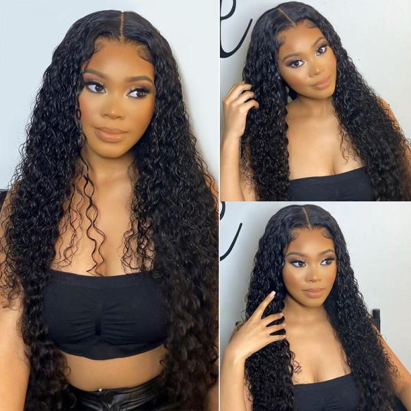 Curly 13x4 Lace Front Human Hair Wigs