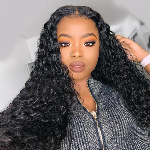 Water/Natural Wave 13x4 Lace Front Human Hair Wigs