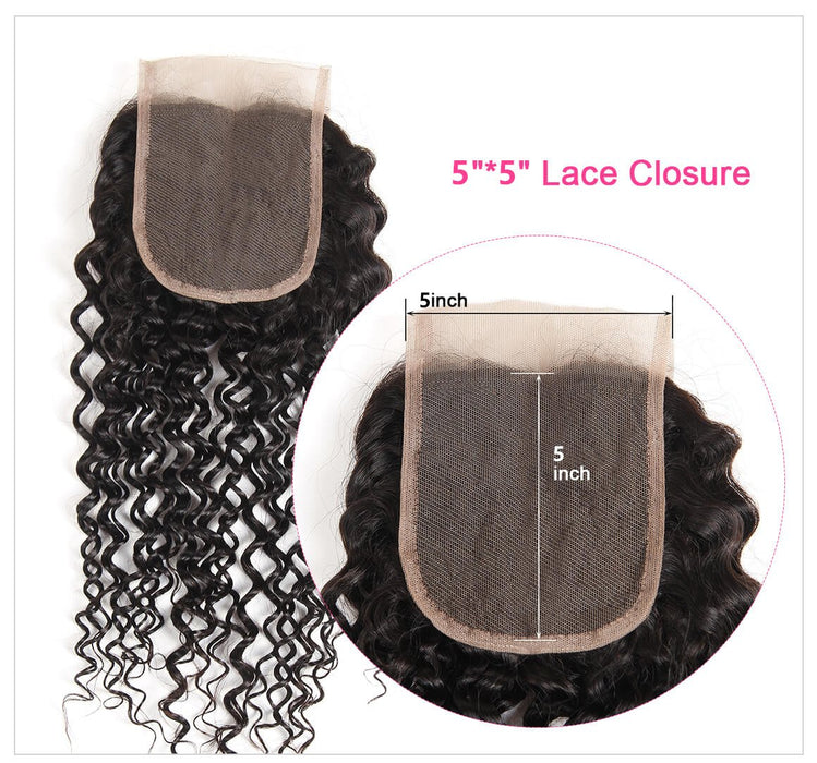 Curly 5*5 Lace Closure Hair