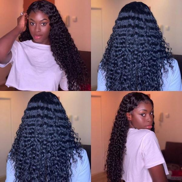 Deep Wave Full Lace Human Hair Wigs