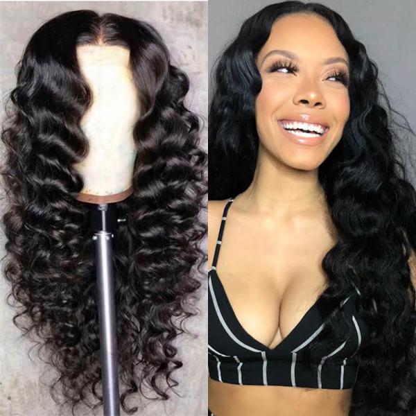 Loose Deep 5x5 Lace Closure Human Hair Wigs