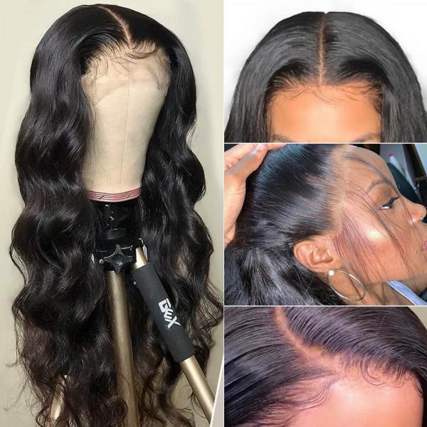 Body Wave 5x5 Lace Closure Human Hair Wigs