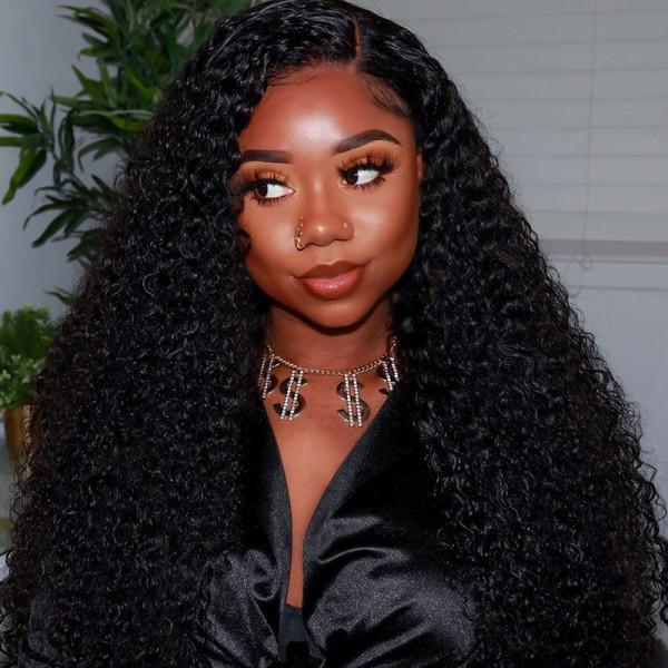 Curly Full Lace Human Hair Wigs