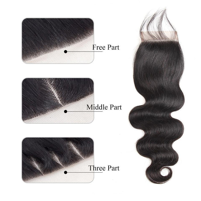 Body Wave 4*4 Lace Closure Hair