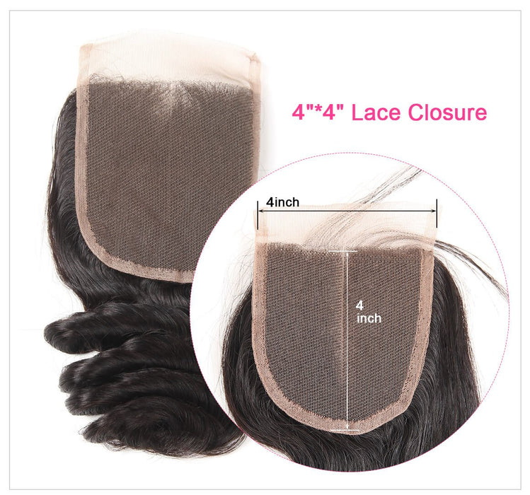 Loose Wave 4*4 Lace Closure Hair