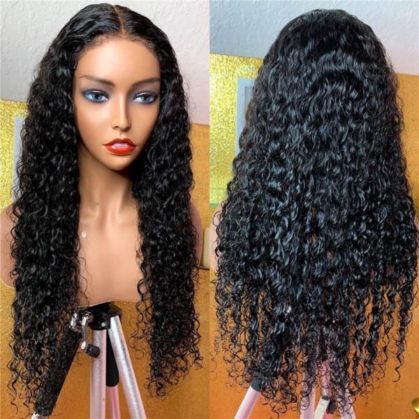 Deep Wave 5x5 Lace Closure Human Hair Wigs