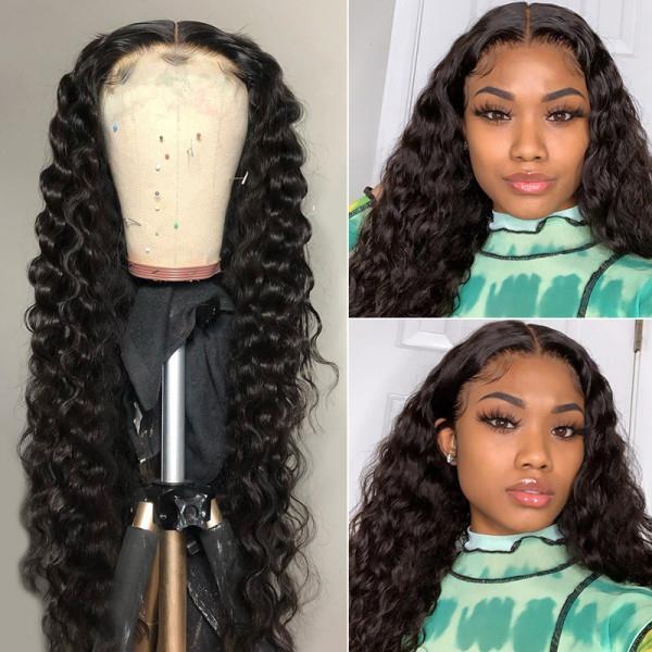 Loose Deep 4x4 Lace Closure Human Hair Wigs