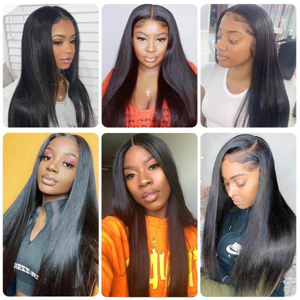 Straight 13x6 Lace Front Human Hair Wigs