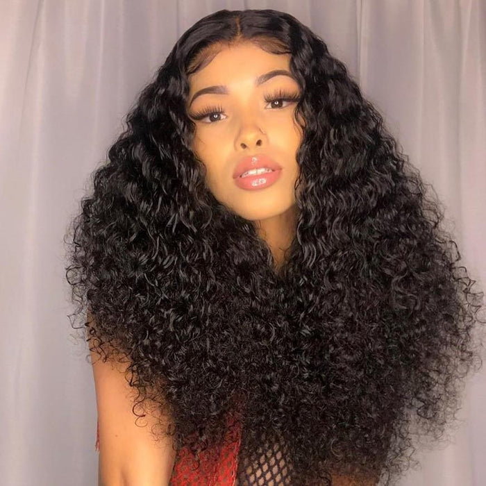 Curly 5x5 Lace Closure Human Hair Wigs