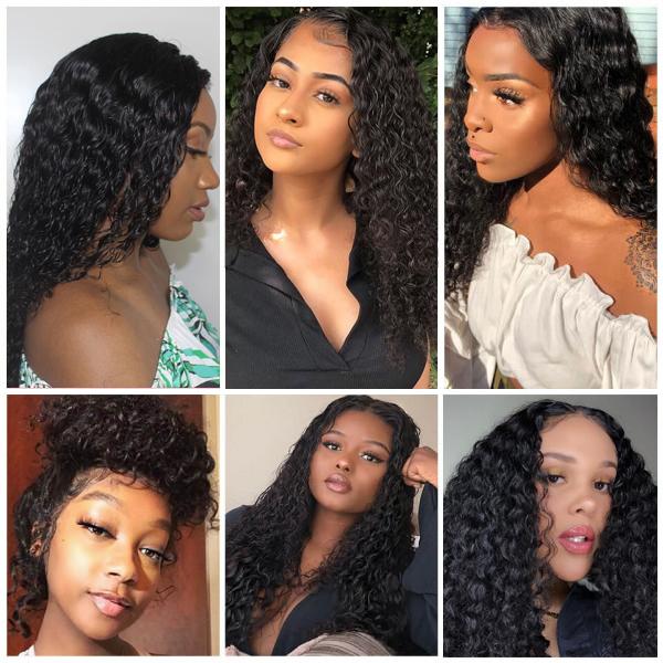 Deep Wave 13x6 Lace Front Human Hair Wigs