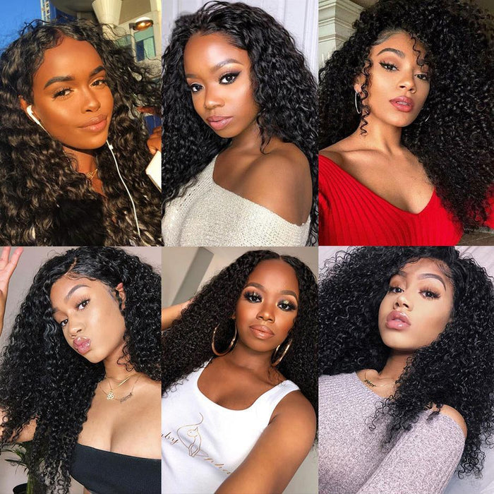 4PC Curly Best Human Hair Bundles