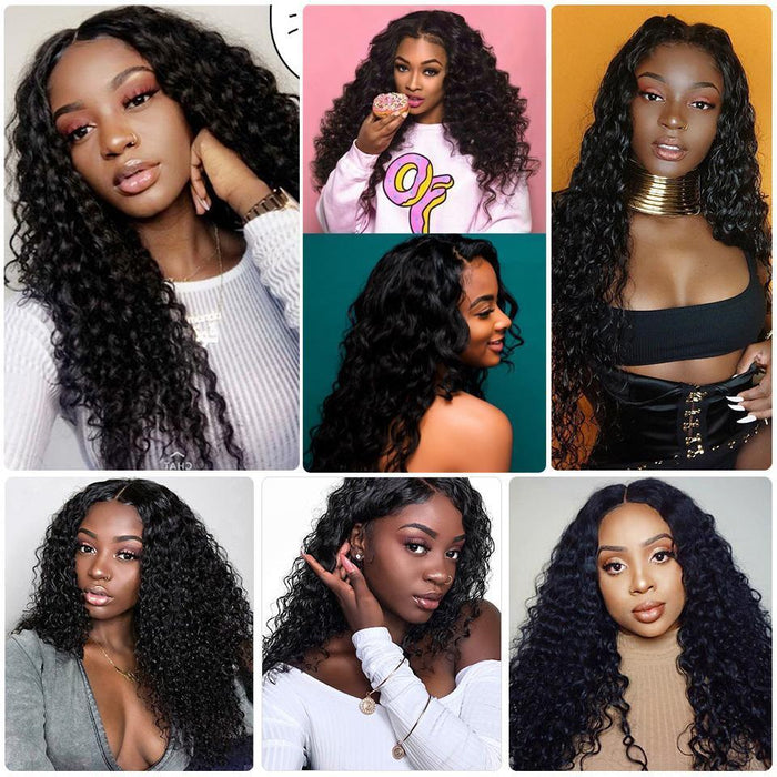 Deep Wave 4*4 Lace Closure Hair